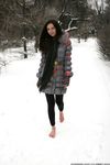 Feet - Ksenia D - 2013-03-13 Tall girl in the snow