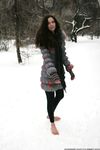 Feet - Ksenia D - 2013-03-13 Tall girl in the snow