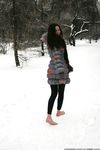 Feet - Ksenia D - 2013-03-13 Tall girl in the snow