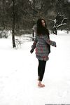 Feet - Ksenia D - 2013-03-13 Tall girl in the snow