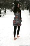 Feet - Ksenia D - 2013-03-13 Tall girl in the snow