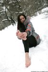 Feet - Ksenia D - 2013-03-13 Tall girl in the snow
