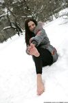 Feet - Ksenia D - 2013-03-13 Tall girl in the snow