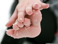 Feet - Ksenia D - 2013-03-13 Tall girl in the snow