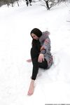 Feet - Ksenia D - 2013-03-13 Tall girl in the snow