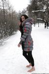 Feet - Ksenia D - 2013-03-13 Tall girl in the snow