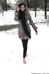 Feet - Ksenia D - 2013-03-13 Tall girl in the snow