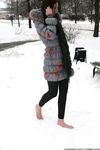 Feet - Ksenia D - 2013-03-13 Tall girl in the snow