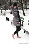 Feet - Ksenia D - 2013-03-13 Tall girl in the snow