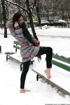 Feet - Ksenia D - 2013-03-13 Tall girl in the snow