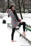Feet - Ksenia D - 2013-03-13 Tall girl in the snow