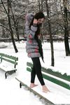 Feet - Ksenia D - 2013-03-13 Tall girl in the snow