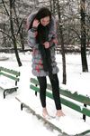 Feet - Ksenia D - 2013-03-13 Tall girl in the snow