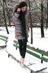 Feet - Ksenia D - 2013-03-13 Tall girl in the snow