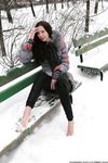 Feet - Ksenia D - 2013-03-13 Tall girl in the snow