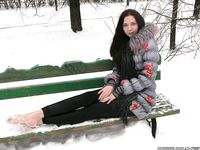 Feet - Ksenia D - 2013-03-13 Tall girl in the snow