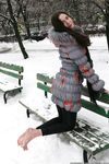Feet - Ksenia D - 2013-03-13 Tall girl in the snow