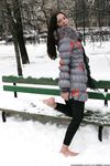 Feet - Ksenia D - 2013-03-13 Tall girl in the snow