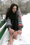 Feet - Ksenia D - 2013-03-13 Tall girl in the snow