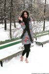 Feet - Ksenia D - 2013-03-13 Tall girl in the snow