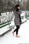 Feet - Ksenia D - 2013-03-13 Tall girl in the snow