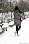 Feet - Ksenia D - 2013-03-13 Tall girl in the snow