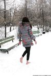 Feet - Ksenia D - 2013-03-13 Tall girl in the snow