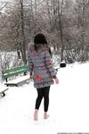 Feet - Ksenia D - 2013-03-13 Tall girl in the snow
