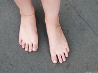 Feet - Ksenia G - 2015-10-15 A girl in an office dress