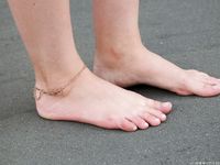 Feet - Ksenia G - 2015-10-15 A girl in an office dress