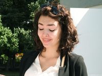 Feet - Ksenia G - 2015-10-15 A girl in an office dress