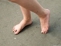 Feet - Ksenia G - 2015-10-15 A girl in an office dress