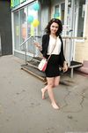 Feet - Ksenia G - 2015-10-15 A girl in an office dress