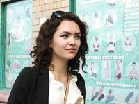 Feet - Ksenia G - 2015-10-15 A girl in an office dress