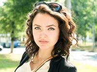 Feet - Ksenia G - 2015-10-15 A girl in an office dress