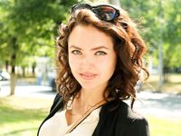 Feet - Ksenia G - 2015-10-15 A girl in an office dress