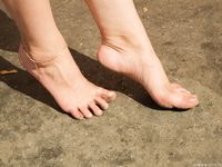 Feet - Ksenia G - 2015-10-15 A girl in an office dress