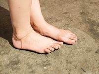 Feet - Ksenia G - 2015-10-15 A girl in an office dress