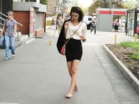 Feet - Ksenia G - 2015-10-15 A girl in an office dress