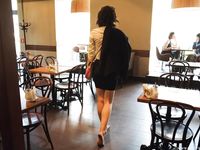 Feet - Ksenia G - 2015-10-15 A girl in an office dress