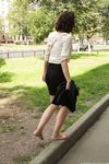 Feet - Ksenia G - 2015-10-15 A girl in an office dress
