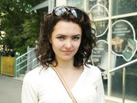 Feet - Ksenia G - 2015-10-15 A girl in an office dress