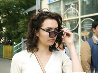 Feet - Ksenia G - 2015-10-15 A girl in an office dress