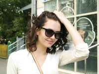 Feet - Ksenia G - 2015-10-15 A girl in an office dress