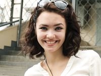 Feet - Ksenia G - 2015-10-15 A girl in an office dress