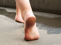 Feet - Ksenia G - 2015-10-15 A girl in an office dress