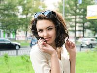 Feet - Ksenia G - 2015-10-15 A girl in an office dress