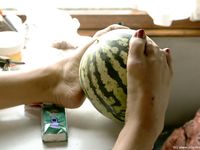 Feet - Ksusha A + Ira - 2008-05-04 Barefoot trips to Russian towns. Kamyshino