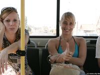 Feet - Ksusha A + Ira - 2008-05-04 Barefoot trips to Russian towns. Kamyshino