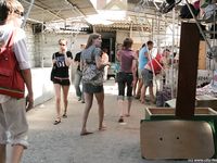 Feet - Ksusha A + Ira - 2008-05-04 Barefoot trips to Russian towns. Kamyshino